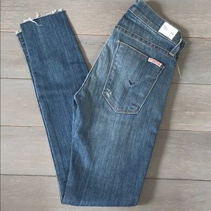Hudson jeans crop Krista super skinny 24